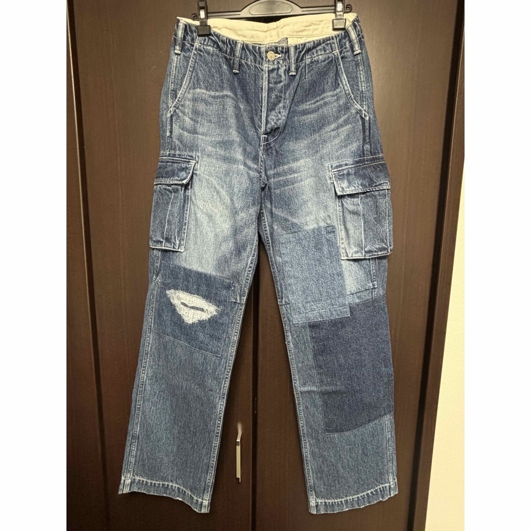 MOMOTARO JEANS(モモタロウジーンズ)の桃太郎ジーンズ/パッチワーク/カーゴパンツ/デニム/限定/ジーンズ/30/未使用 メンズのパンツ(デニム/ジーンズ)の商品写真