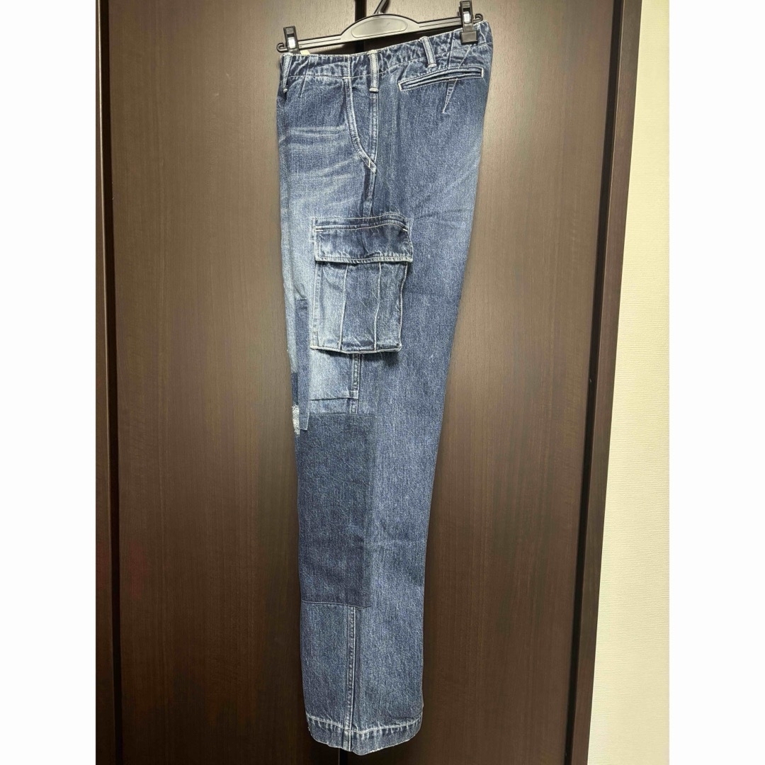 MOMOTARO JEANS(モモタロウジーンズ)の桃太郎ジーンズ/パッチワーク/カーゴパンツ/デニム/限定/ジーンズ/30/未使用 メンズのパンツ(デニム/ジーンズ)の商品写真