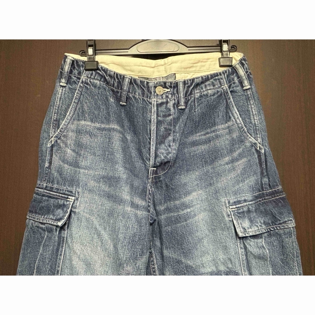 MOMOTARO JEANS(モモタロウジーンズ)の桃太郎ジーンズ/パッチワーク/カーゴパンツ/デニム/限定/ジーンズ/30/未使用 メンズのパンツ(デニム/ジーンズ)の商品写真