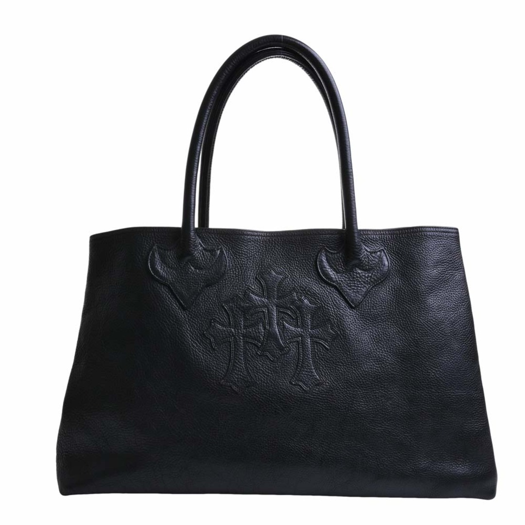 Chrome Hearts クロムハーツ レザー セメタリークロス トートバッグ - ブラック byその他