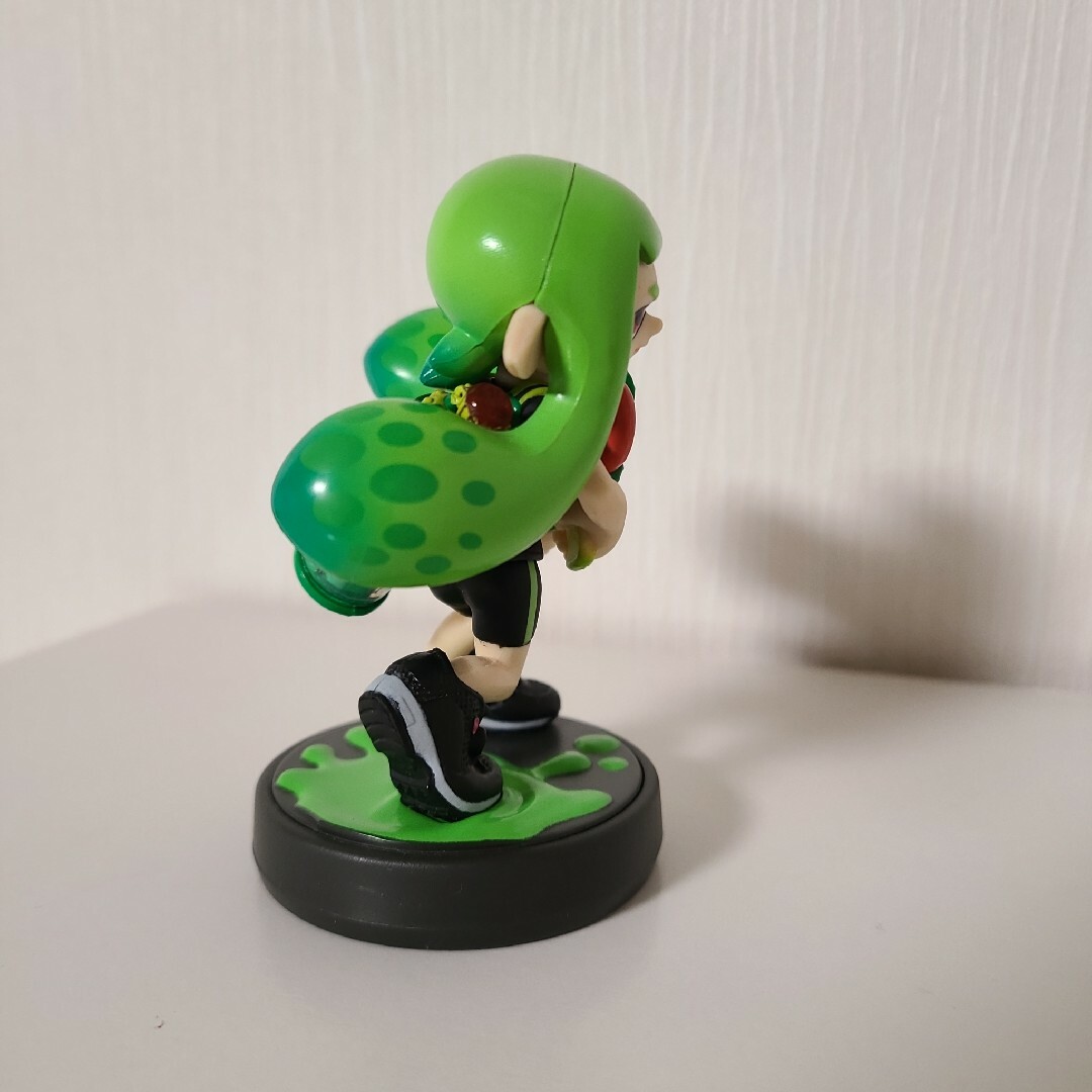 amiibo　アミーボ　スプラトゥーン　ガールライムグリーン エンタメ/ホビーのフィギュア(ゲームキャラクター)の商品写真