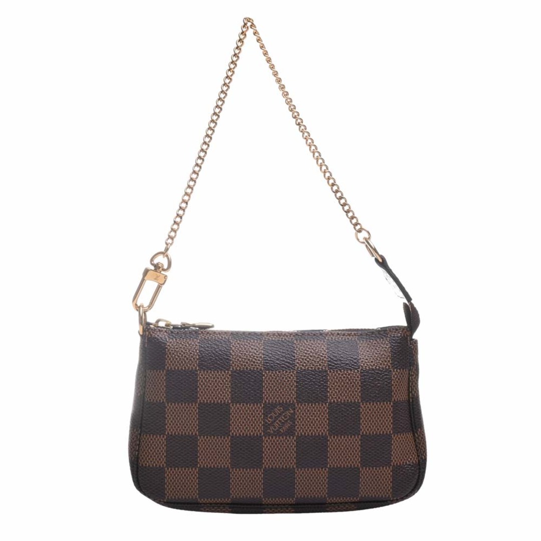 ファッション小物LOUIS VUITTON ルイヴィトン ダミエ ミニ ポシェットアクセソワール ポーチ N58009 ブラウン by