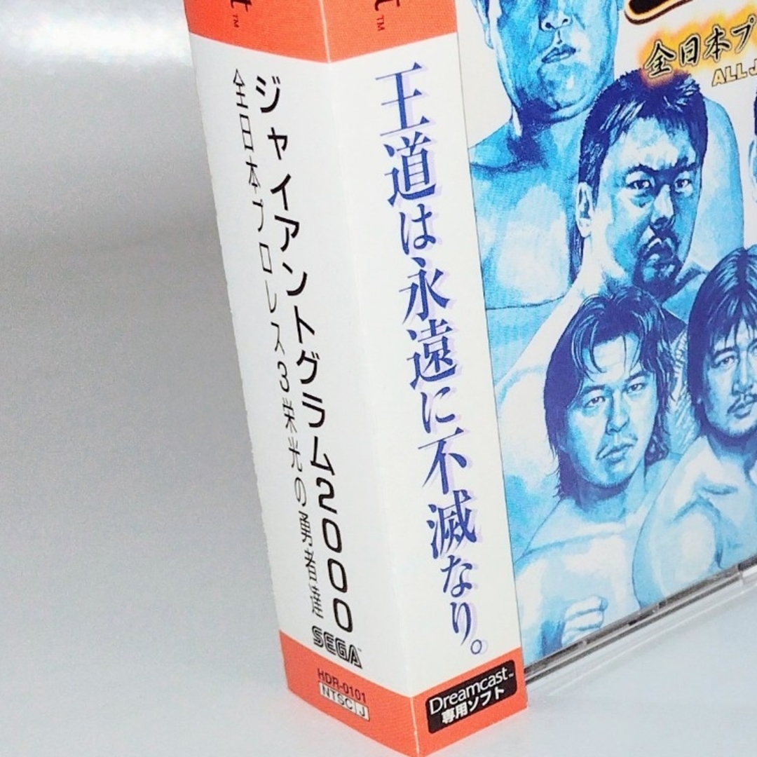 SEGA(セガ)のセガ GIANTGRAM2000 全日本プロレス 3 栄光の勇者達 エンタメ/ホビーのゲームソフト/ゲーム機本体(家庭用ゲームソフト)の商品写真