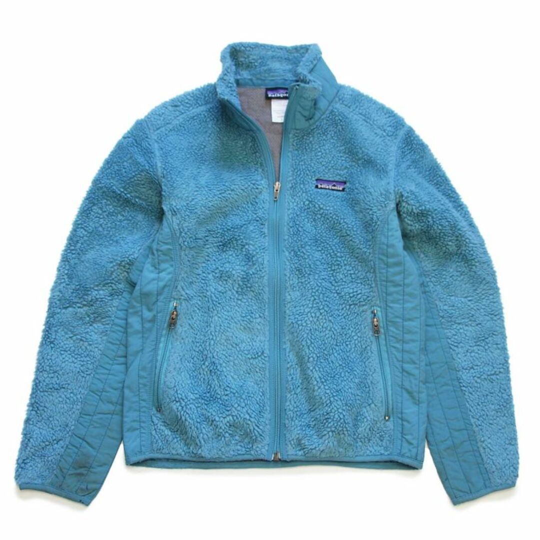 00s メキシコ製 patagoniaパタゴニア レトロX フリースジャケット DWP W-S★オールド アウトドア キャンプ パイル ボア ブルーWOMEN