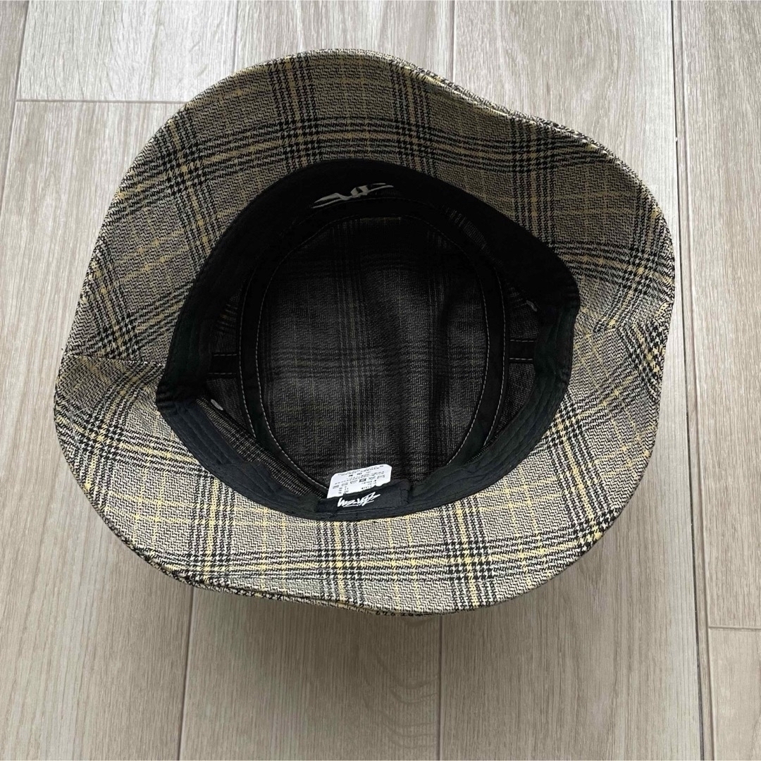 STUSSY(ステューシー)のK3KARI様専用【stussy】バケットハット SMサイズ チェック柄 未使用 レディースの帽子(ハット)の商品写真