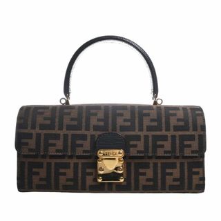 フェンディ(FENDI)の【中古】FENDI フェンディ キャンバス ズッカ 2WAY ハンドバッグ - ブラウン by(その他)