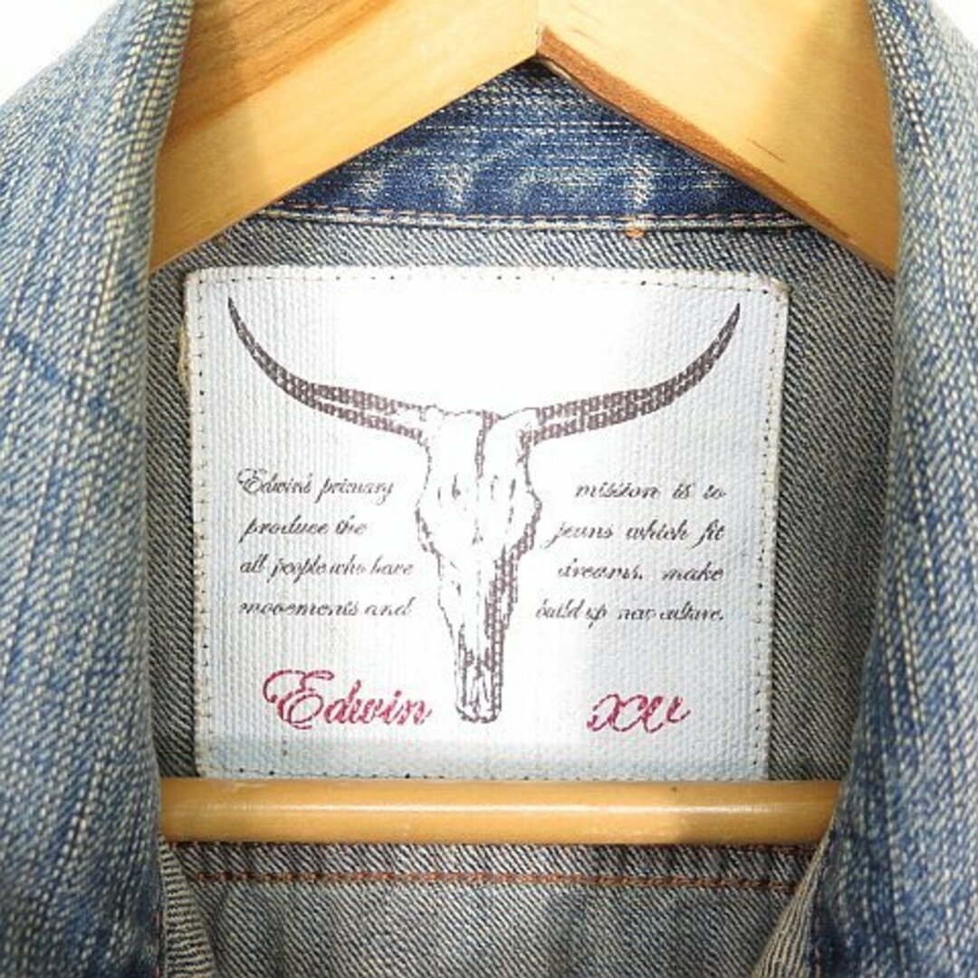 EDWIN(エドウィン)のエドウィン EDWIN XV デニムジャケット M ブルー 46257 メンズのジャケット/アウター(その他)の商品写真