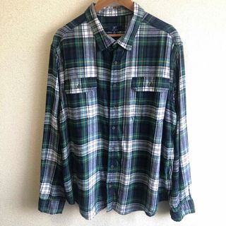 GEORGE  ジョージ　ネルシャツ　フランネルシャツ　チェックシャツ　2XL(シャツ)