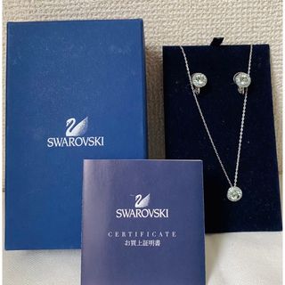 スワロフスキー(SWAROVSKI)のスワロフスキー　ネックレスイヤリングセット(ネックレス)