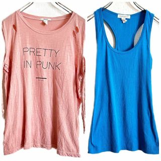 Forever21 スポーツウェア　2点セット　タンクトップ　Tシャツ　おまとめ