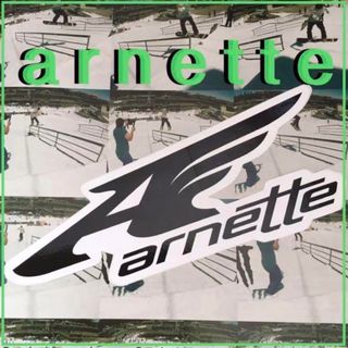 アーネット(Arnette)のarnetteアーネットUS限定型抜きMIDウイングロゴステッカー(アクセサリー)