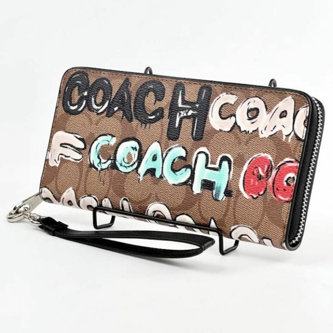 激安価格の COACH×MINT & SERF コラボ 長財布 シグネチャー