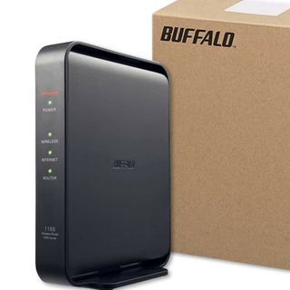 バッファロー(Buffalo)のBUFFALO Wi-Fiルーター WSR-1166DHPL2/N ブラック(PC周辺機器)