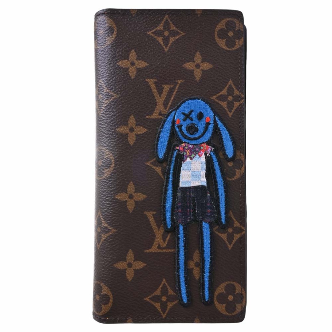 LOUIS VUITTON ルイヴィトン モノグラム ポルトフォイユ ブラザNM ウサギ 二つ折り 長財布 ヴァージルアブロー M80158 ブラウン byその他