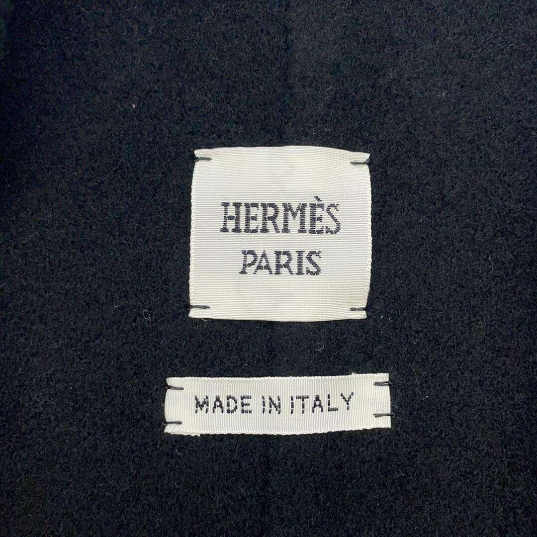 Hermes(エルメス)のエルメス コート ダブルフェイス カシミア オーバーコート レディースサイズ40 HERMES アウター レディースのファッション小物(ポーチ)の商品写真