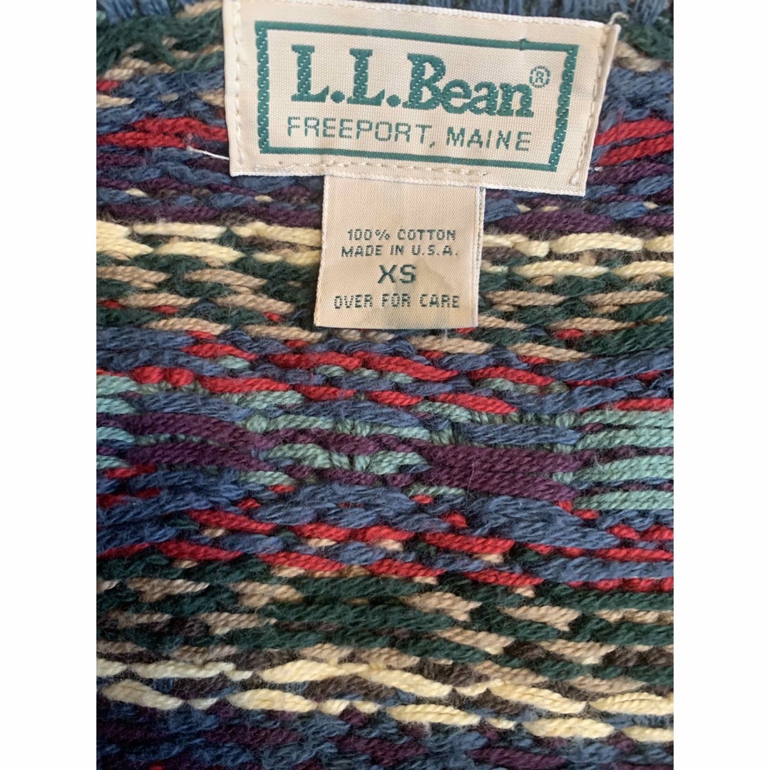 L.L.Bean(エルエルビーン)の70s〜80s LLBEAN エルエルビーン ボレロ　カーディガン　USA古着 レディースのトップス(カーディガン)の商品写真