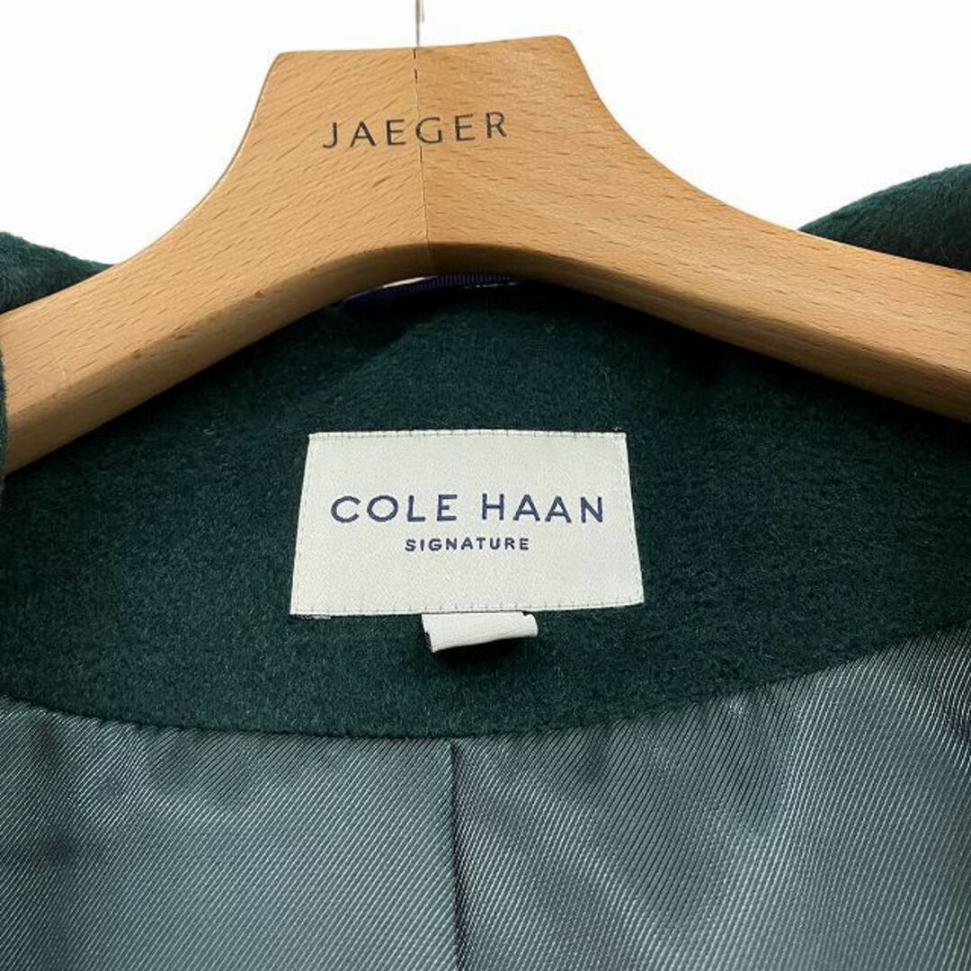 Cole Haan(コールハーン)のコールハーン シグネチャー ウール フード コート ジャケット ひざ丈 4 レディースのジャケット/アウター(その他)の商品写真