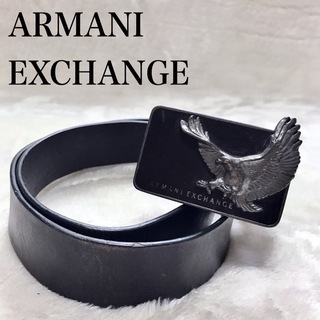 アルマーニエクスチェンジ(ARMANI EXCHANGE)のARMANI EXCHANGE アルマーニ イーグル バックル レザー ベルト(ベルト)