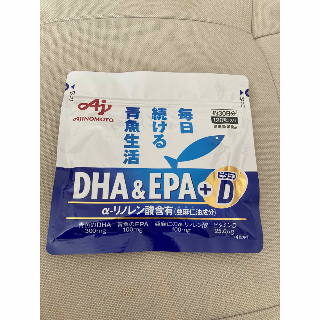 味の素(アジノモト)の味の素　DHA EPA 120粒 食品/飲料/酒の健康食品(その他)の商品写真