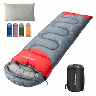 BISINNA 寝袋 冬用 夏用 アウトドア シュラフ 封筒型 軽量 連結可能 (寝袋/寝具)