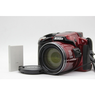 【返品保証】 ニコン Nikon Coolpix P510 レッド 42x バッテリー付き コンパクトデジタルカメラ  s5751(コンパクトデジタルカメラ)