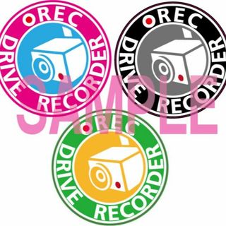 ★在庫処分セール★　ドライブレコーダー　ドラレコ　ステッカー(その他)