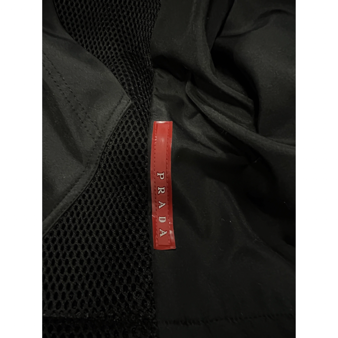 PRADA(プラダ)の90s PRADA プラダ メッシュ切替 ナイロンジャケット メンズのジャケット/アウター(ナイロンジャケット)の商品写真
