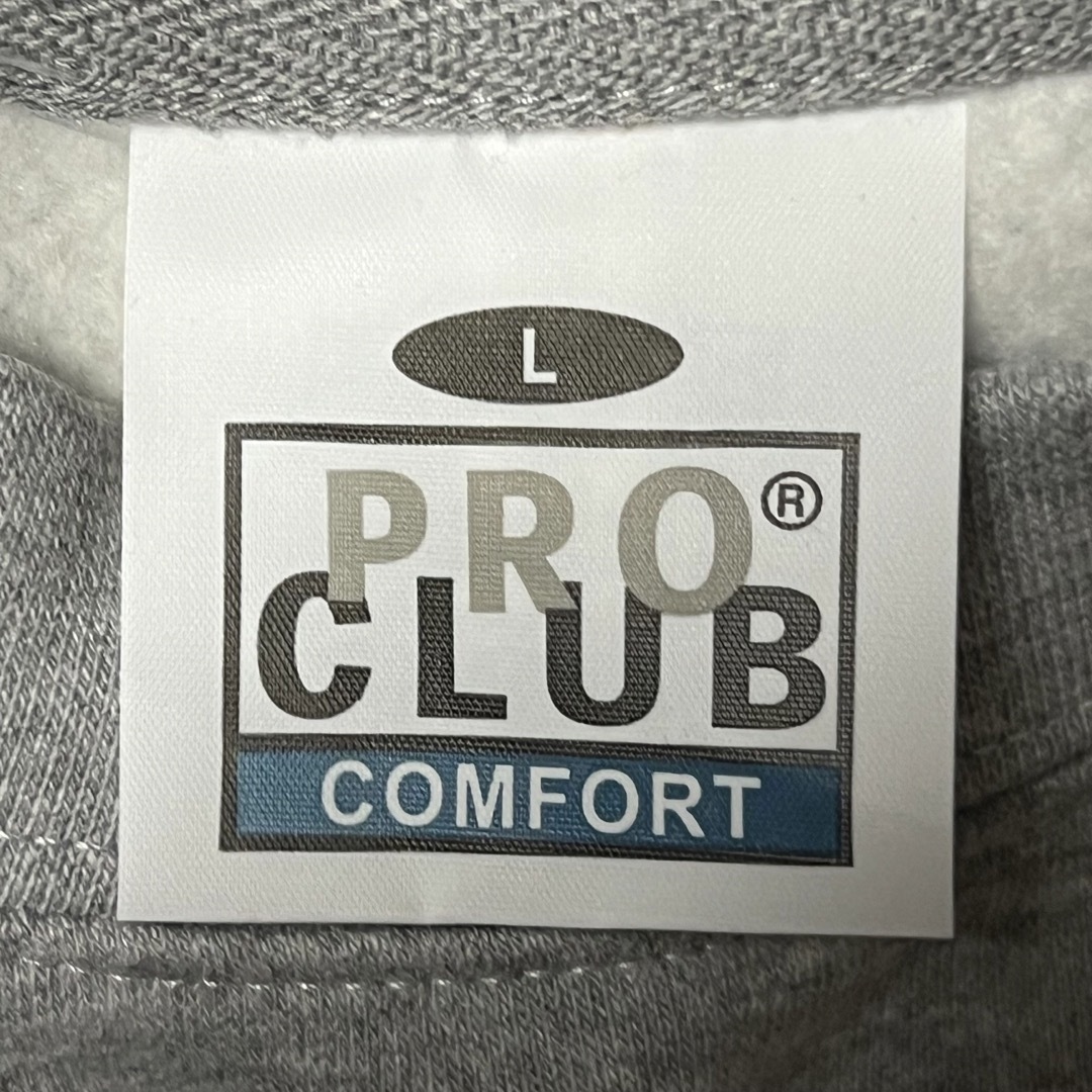 PRO CLUB(プロクラブ)の新品未使用 プロクラブ コンフォート 9oz 無地 スウェット グレー L メンズのトップス(スウェット)の商品写真