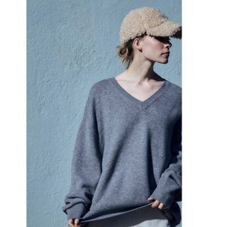 ザラ(ZARA)の新品タグ付き ZARA フェイクボアキャップ ベージュ beige(キャップ)