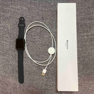 アップル(Apple)のAPPLE APPLE WATCH3 42 SGAL BK140-210(その他)