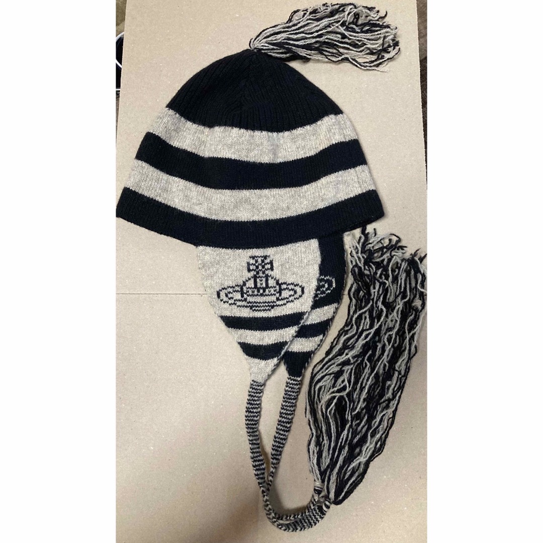 貴重 タグ付き Vivienne Westwood 恥ずかしく 耳あて付きニット 貴重 タグ付き Vivienne Westwood 恥ずかしく 耳あて付きニット