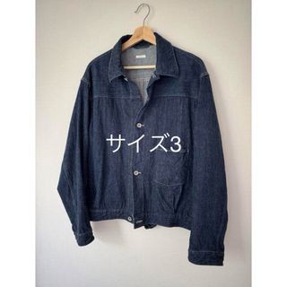 コモリ(COMOLI)のcomoli  デニムジャケット　サイズ3 美品(Gジャン/デニムジャケット)