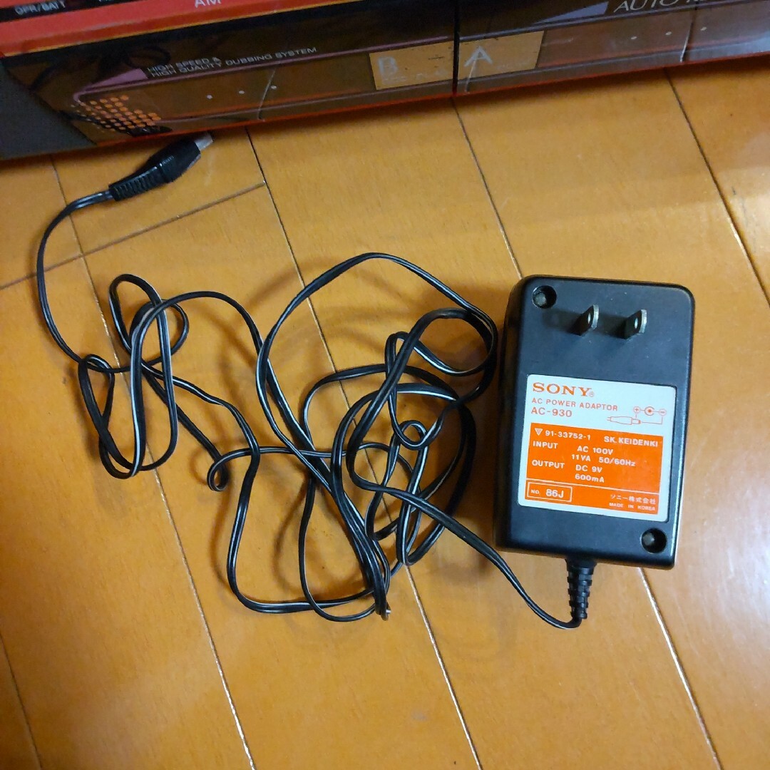 レトロ品　動作確認済　SONY CFS-EW50 CASSETTE-CORDER スマホ/家電/カメラのオーディオ機器(その他)の商品写真