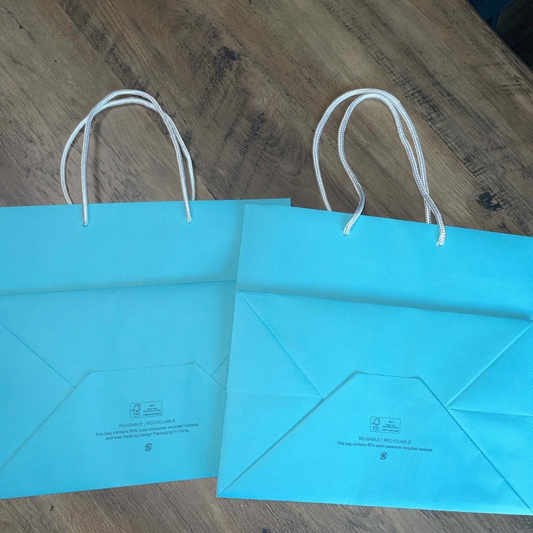 Tiffany & Co.(ティファニー)のティファニー　ショップ袋　2つセット レディースのバッグ(ショップ袋)の商品写真