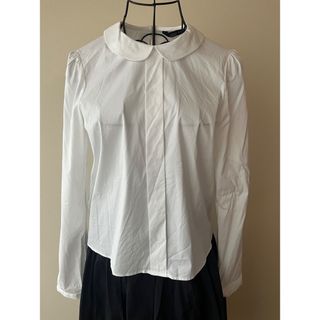 ザラ(ZARA)の【美品／匿名配送】ZARA丸襟ブラウス(シャツ/ブラウス(長袖/七分))