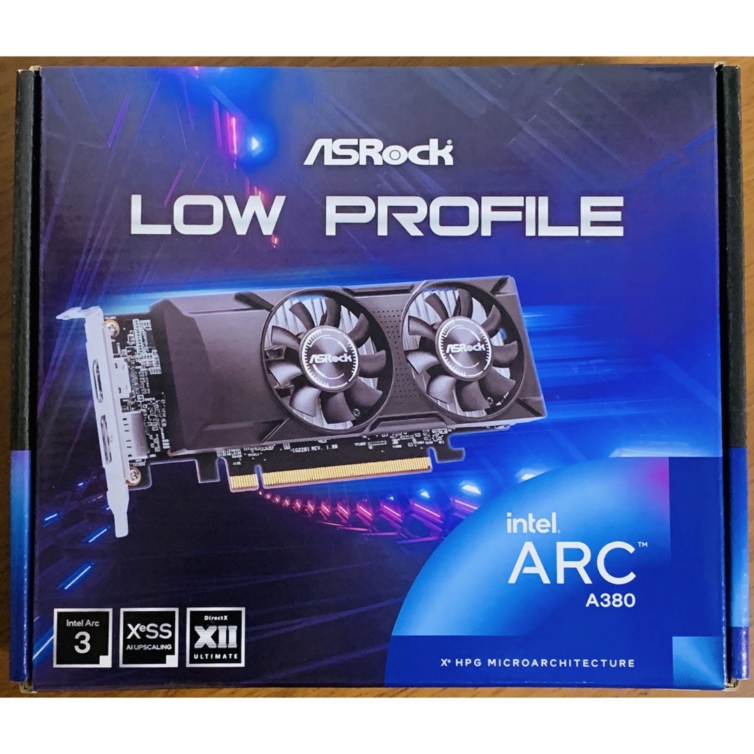 ASRock【新品未使用】ASRock Intel Arc A380 LP 6GB