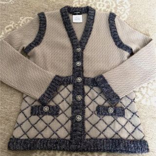 シャネル(CHANEL)のお買得品 新品同様 極美品♡シャネル CHANELニットジャケット カーディガン(ノーカラージャケット)