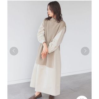 ビームス(BEAMS)の【美品】ビーミングbyビームス　ワンピース　アダムエロペ、ジャーナルスタンダード(ロングワンピース/マキシワンピース)