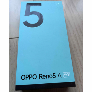 オッポ(OPPO)の【中古】OPPO Reno5 A A101OP シルバーブラック(スマートフォン本体)