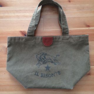 IL BISONTE - 値下げイルビゾンテ トートバッグ カーキ の通販 by ユン