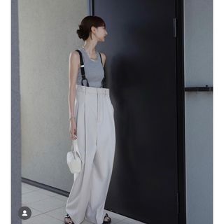 トゥデイフル(TODAYFUL)のlouren / suspenders wide pants(カジュアルパンツ)