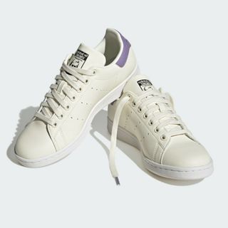 スタンスミス(STANSMITH（adidas）)の新品スタンスミス　ホワイト×パープル２４cm(スニーカー)