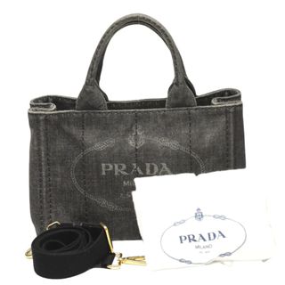 プラダ(PRADA)のプラダ 1BG439 トートバッグ ブラック  PRADA カナパミニ(トートバッグ)