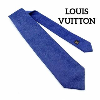 ルイヴィトン(LOUIS VUITTON)の『LOUIS VUITTON』ルイヴィトン 総柄ネクタイ / ブルー(ネクタイ)