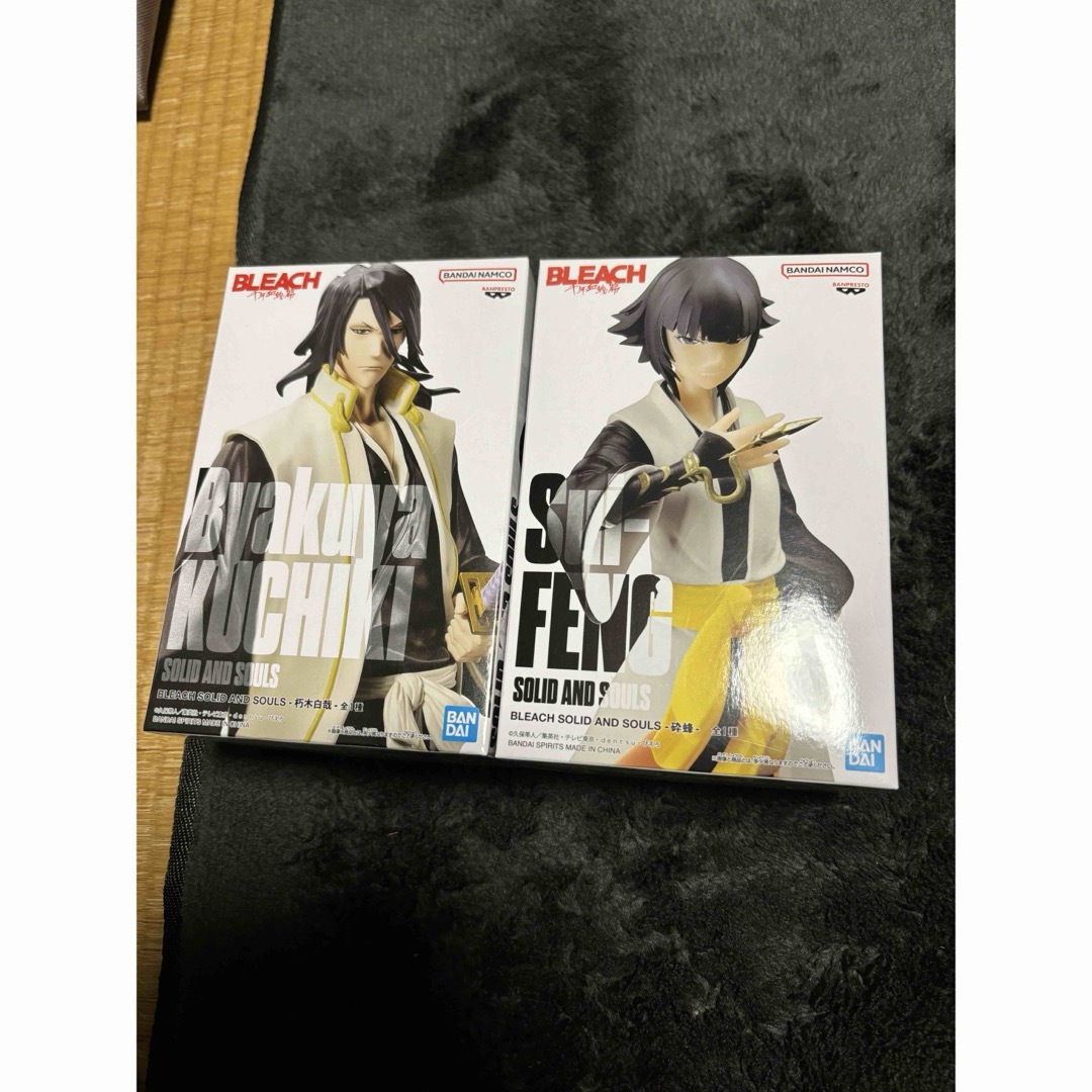 BANPRESTO(バンプレスト)のBLEACHフィギュア2種セット　朽木白哉＆砕蜂 エンタメ/ホビーのフィギュア(アニメ/ゲーム)の商品写真