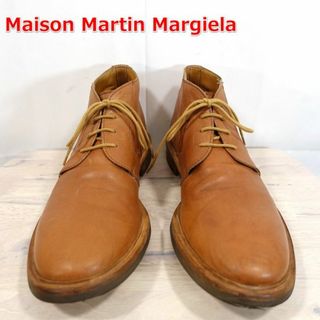 マルタンマルジェラ(Maison Martin Margiela)の【良品】マルタンマルジェラ　ヌメ革チャッカブーツ　22(ブーツ)