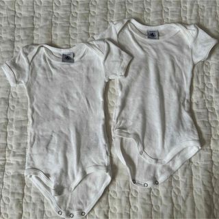 プチバトー(PETIT BATEAU)のpetit bateau 肌着2枚セット(肌着/下着)