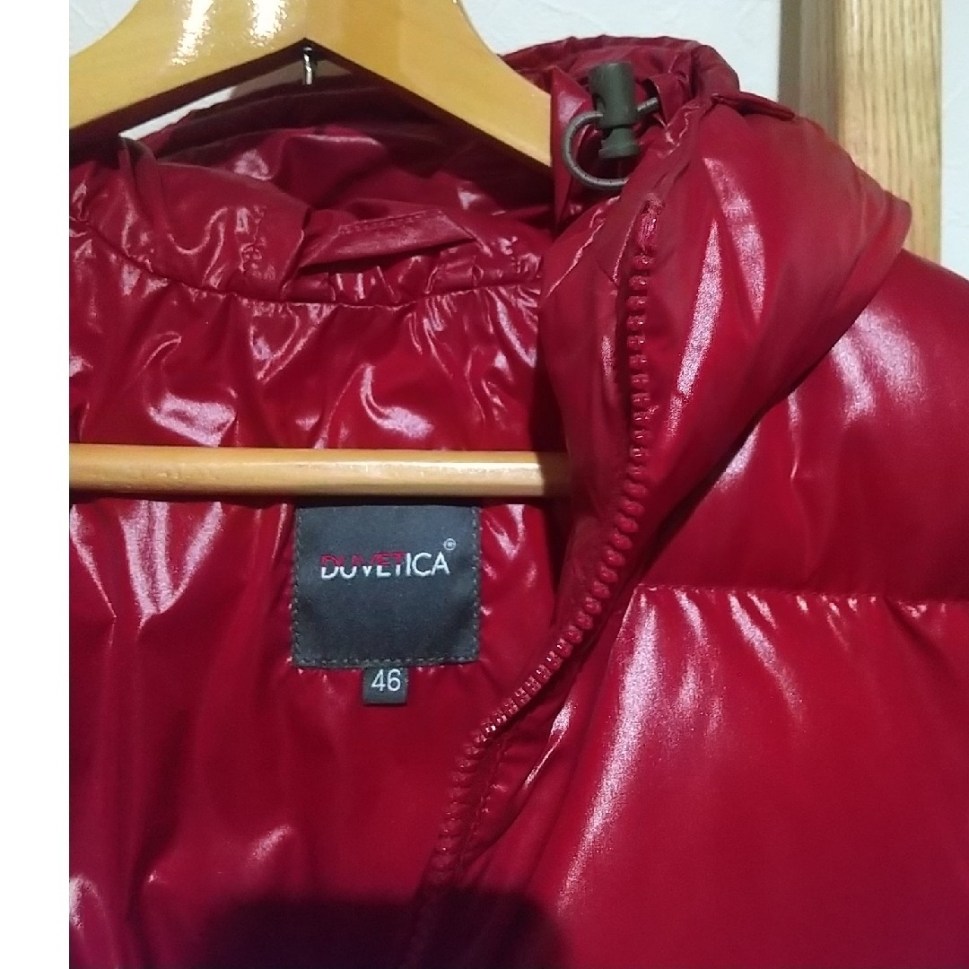DUVETICA(デュベティカ)のDUVETICA ダウンジャケット 46 赤 メンズのジャケット/アウター(ダウンジャケット)の商品写真