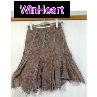 WinHeartデニムスカート(ひざ丈スカート)