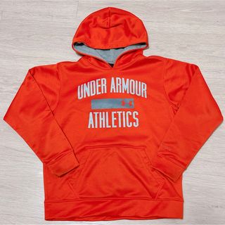 アンダーアーマー(UNDER ARMOUR)のUNDER ARMOR パーカー オレンジ YLG アンダーアーマー(ジャケット/上着)